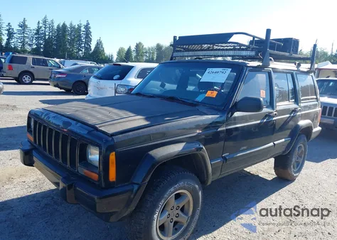 1999 Jeep Cherokee Sport/Classic from USA, damaged, VIN 1J4FF68S9XL654922